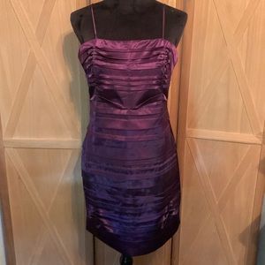 B Darlin Purple Mini Dress